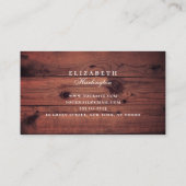 Sonnenblume. Rustikale Blume. Land beruflich Visitenkarte (Rückseite)