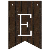 Sonnenblume Rustikale Hochzeit im Landhaus Willkom Wimpelkette (Zweite Fahne)