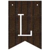 Sonnenblume Rustikale Hochzeit im Landhaus Willkom Wimpelkette (Dritte Fahne)