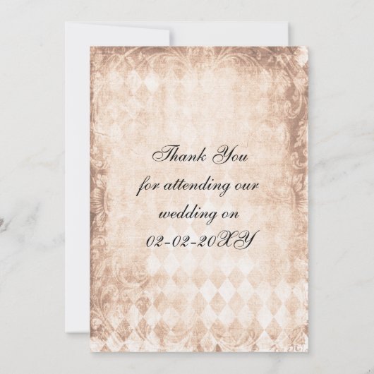 Sonnenblume rustikale Mason Glas Hochzeit danke (Rückseite)