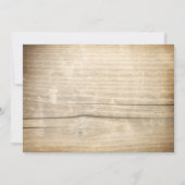 Sonnenblume rustikale Mason Glas niedliche Hochzei Einladung (Rückseite)