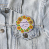 Sonnenblume Rustikale Mutter Grün der Braut Button (Beispiel)