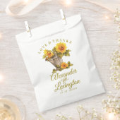 Sonnenblume Rustikale Thementasche Gastgeschenk Ho Geschenktütchen (Ausgeschnitten)