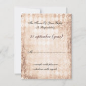 Sonnenblume rustikales Mason Glas Hochzeit Rsvp Karte (Rückseite)