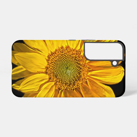 Sonnenblume Samsung Galaxy Hülle (Rückseite (Horizontal))