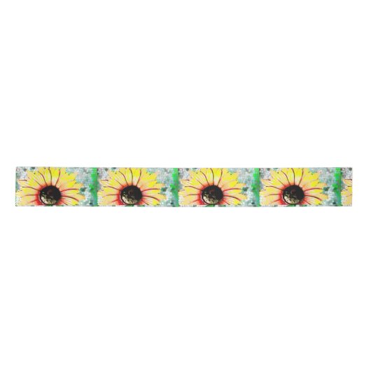 Sonnenblume Satinband (Vorderseite)