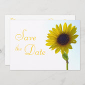 Sonnenblume Save the Date (Vorne/Hinten)