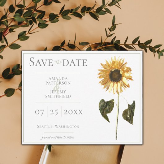 Sonnenblume Save the Date