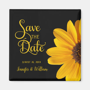 Sonnenblume - Save the Date Magnet