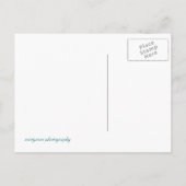 Sonnenblume Save the Date Postkarte (Rückseite)