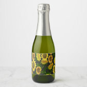 Sonnenblume Schaumweinetikett (Vorderseite)
