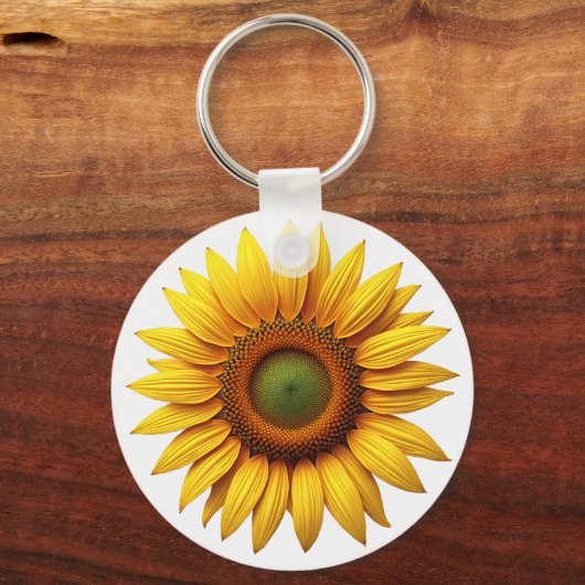 Sonnenblume Schlüsselanhänger (Rückseite)