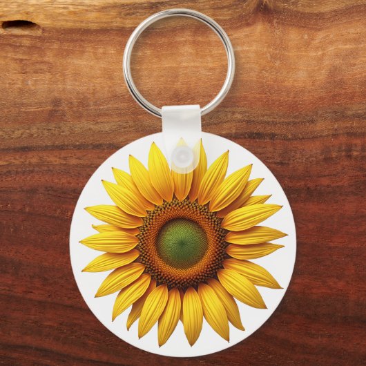 Sonnenblume Schlüsselanhänger (Vorderseite)