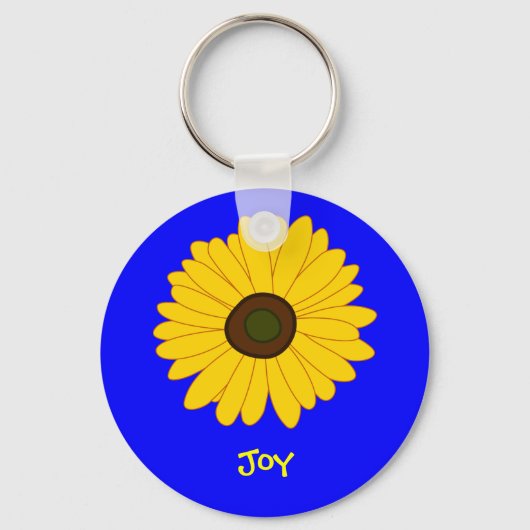 Sonnenblume Schlüsselanhänger (Vorderseite)