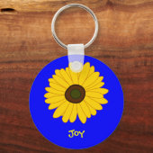 Sonnenblume Schlüsselanhänger (Vorderseite)