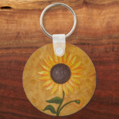 Sonnenblume Schlüsselanhänger (Vorderseite)