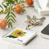 Sonnenblume Schlüsselanhänger (Seite)