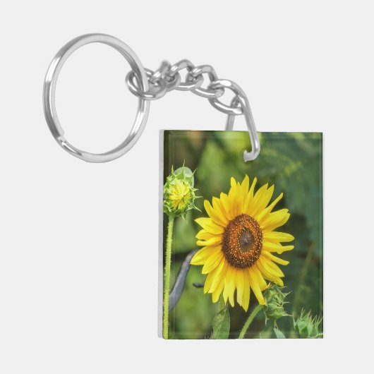 Sonnenblume Schlüsselanhänger (Vorderseite links)