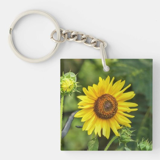 Sonnenblume Schlüsselanhänger (Vorderseite)