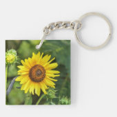 Sonnenblume Schlüsselanhänger (Rückseite)