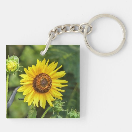 Sonnenblume Schlüsselanhänger (Rückseite)