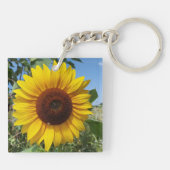 Sonnenblume Schlüsselanhänger (Rückseite)