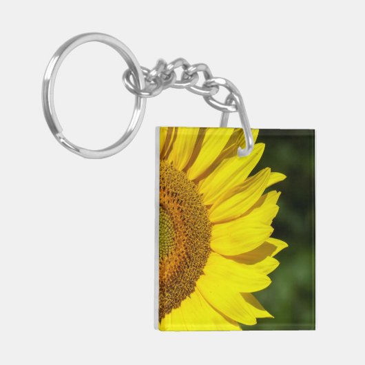 Sonnenblume Schlüsselanhänger (Vorderseite links)