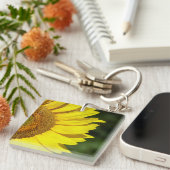 Sonnenblume Schlüsselanhänger (Vorderseite rechts)