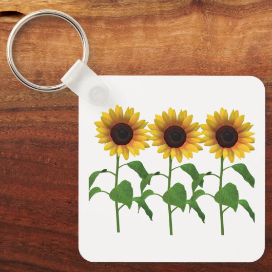 Sonnenblume Schlüsselanhänger (Vorderseite)