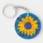 Sonnenblume Schlüsselanhänger (Vorderseite)