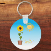 Sonnenblume Schlüsselanhänger (Vorderseite)