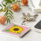 Sonnenblume Schlüsselanhänger (Seite)