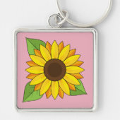 Sonnenblume Schlüsselanhänger (Vorne)
