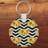 Sonnenblume Schlüsselanhänger (Vorderseite)