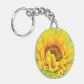 Sonnenblume Schlüsselanhänger (Vorderseite links)