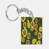Sonnenblume Schlüsselanhänger (Vorderseite links)