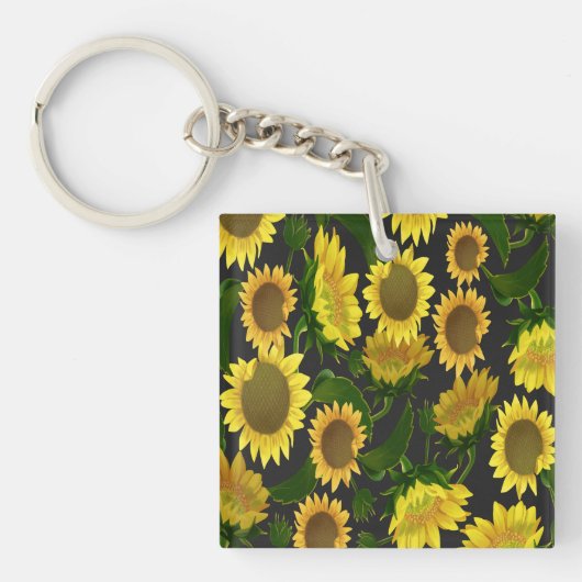 Sonnenblume Schlüsselanhänger (Vorderseite)