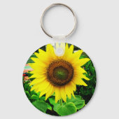 Sonnenblume Schlüsselanhänger (Vorderseite)