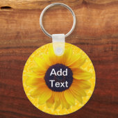 Sonnenblume Schlüsselanhänger (Vorderseite)