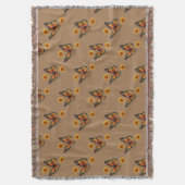 Sonnenblume Schmetterling Keule Blanket Decke (Vorderseite Vertikal)