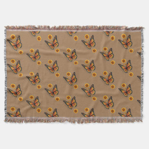 Sonnenblume Schmetterling Keule Blanket Decke