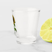 Sonnenblume Schnapsglas (Rechts)