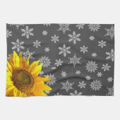 Sonnenblume Schneeflocke Küchentücher (Horizontal)