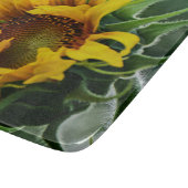 Sonnenblume Schneidebrett (Ecke)