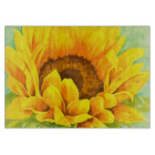 Sonnenblume Schneidebrett (Vorderseite)