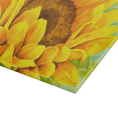 Sonnenblume Schneidebrett (Ecke)