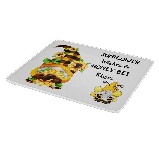 Sonnenblume Schneidebrett (Ecke)