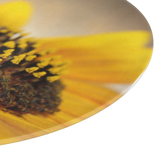 Sonnenblume Schneidebrett (Ecke)