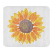 Sonnenblume Schneidebrett (Vorderseite)