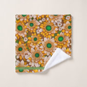 Sonnenblume Schöne Sammlung Badhandtuch Set (Waschlappen)